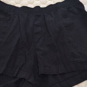 Old Navy Women's Navy High-Waist Elastic Shorts